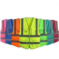 Reflective safety vest