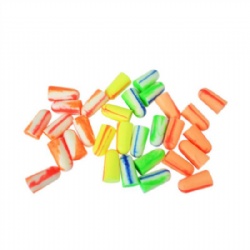 Multi-colour foam Earplugs, Uncorded