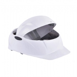 Fold-up safety helmet